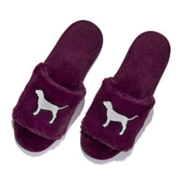 NEW VS PINK Open Toe Slippers - Picture 2 of 6